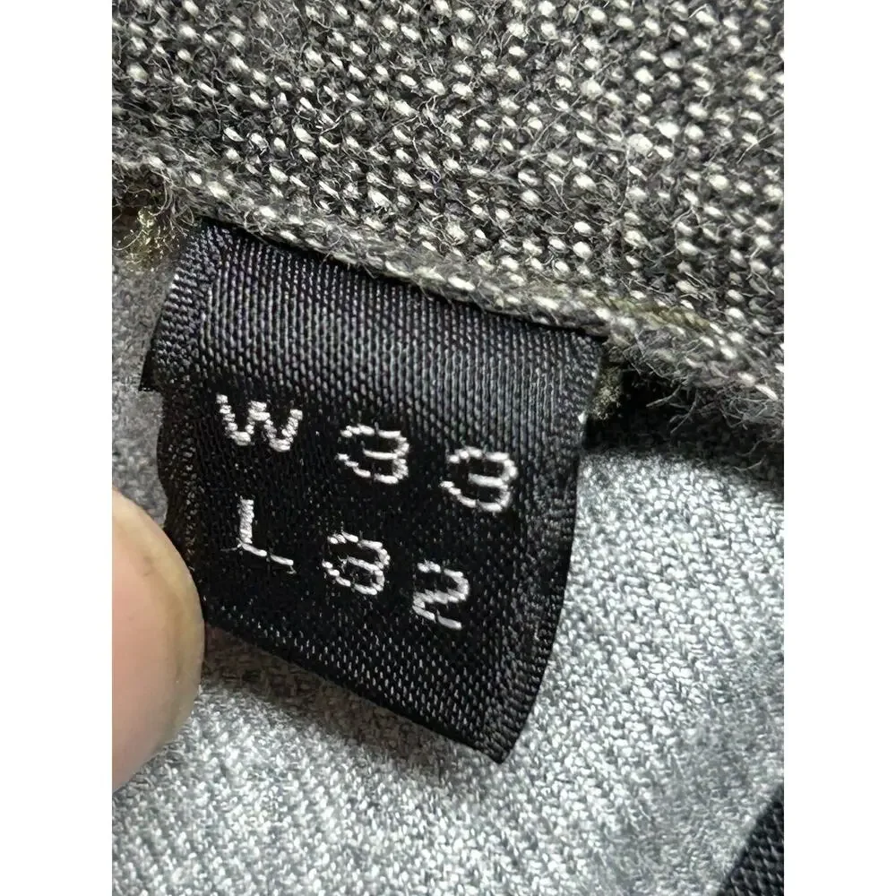 J Crew Bowery Dress Pants Men's Sz 33x32‎ Gray Cotton Slim Fit Casual Preppy